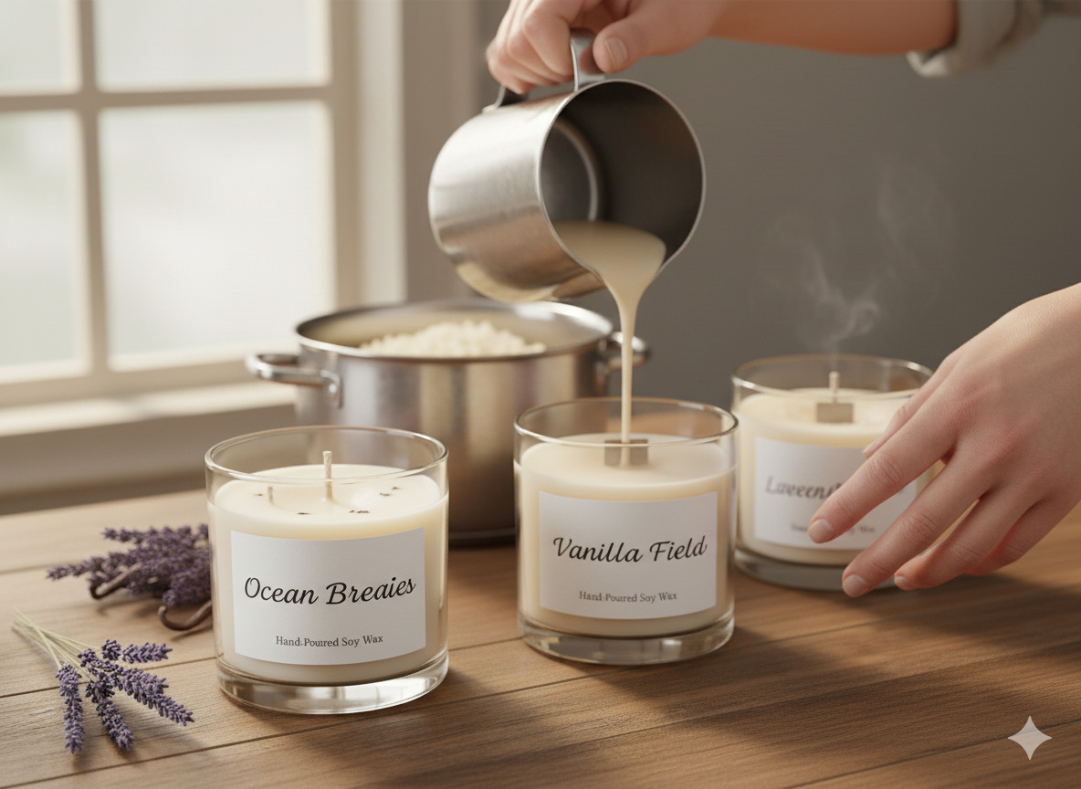 Candle Making Process