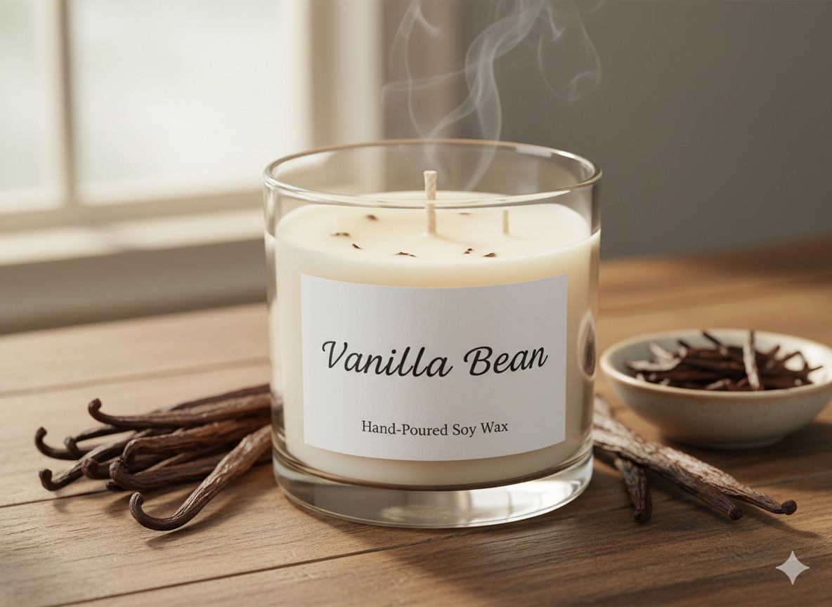 Vanilla Bean Aromatic Candle