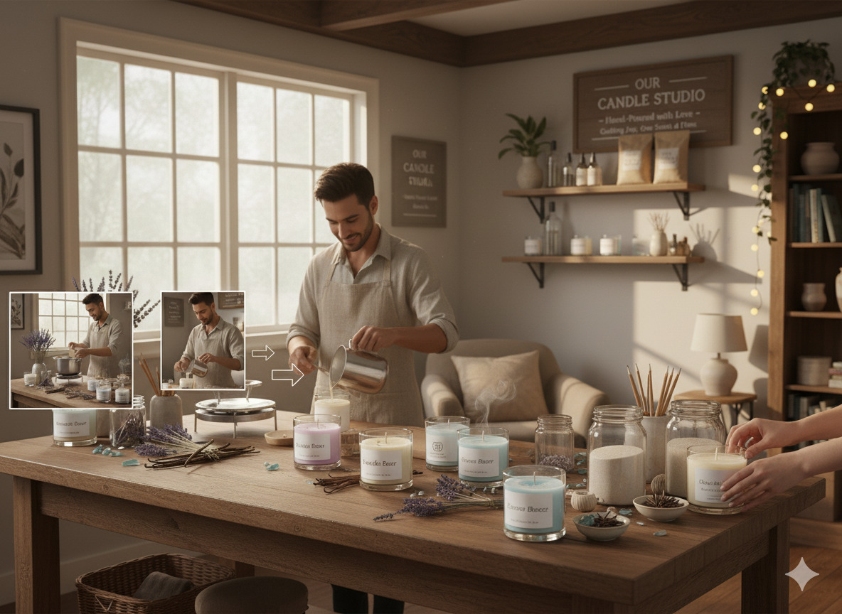 Candle Making Process